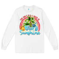 White beer and sunshine Long Sleeve Tee - texasbilliewilder