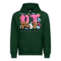 Forest Green respiratory therapist Urban Hoodie - MaliasSmallBusiness