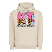 Pigment French Oak respiratory therapist Urban Hoodie - MaliasSmallBusiness
