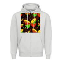 Dove Grey juneteenth butterflies seamless pattern Zipper Hoodie - HRA Design Shop