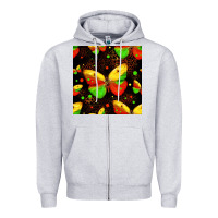 Heather Grey juneteenth butterflies seamless pattern Zipper Hoodie - HRA Design Shop