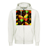 Oatmeal Heather juneteenth butterflies seamless pattern Zipper Hoodie - HRA Design Shop