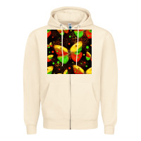 Sandshell juneteenth butterflies seamless pattern Zipper Hoodie - HRA Design Shop