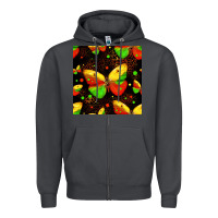 Smoke juneteenth butterflies seamless pattern Zipper Hoodie - HRA Design Shop