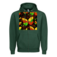 Sports Green juneteenth butterflies seamless pattern Zipper Hoodie - HRA Design Shop