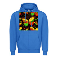 True Royal juneteenth butterflies seamless pattern Zipper Hoodie - HRA Design Shop