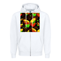 White juneteenth butterflies seamless pattern Zipper Hoodie - HRA Design Shop