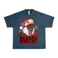 Midnight Navy big nick energy afro santa Urban Heavy Tee - RanaPortraitStore
