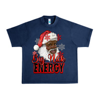 Navy big nick energy afro santa Urban Heavy Tee - RanaPortraitStore