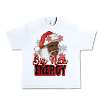 White big nick energy afro santa Urban Heavy Tee - RanaPortraitStore
