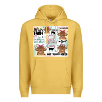 Antique Gold cow farm life Premium Hoodie - MaliasSmallBusiness