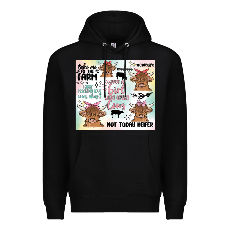 Cow Farm Life Premium Hoodie by MaliasSmallBusiness | Teevron
