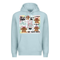 Blue Mist cow farm life Premium Hoodie - MaliasSmallBusiness