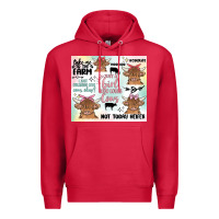 Cardinal cow farm life Premium Hoodie - MaliasSmallBusiness
