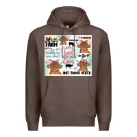 Coffee cow farm life Premium Hoodie - MaliasSmallBusiness