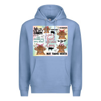 Colony Blue cow farm life Premium Hoodie - MaliasSmallBusiness