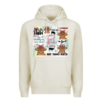 Oatmeal Heather cow farm life Premium Hoodie - MaliasSmallBusiness
