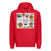 Red cow farm life Premium Hoodie - MaliasSmallBusiness