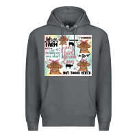 Rock cow farm life Premium Hoodie - MaliasSmallBusiness