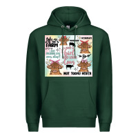 Sports Green cow farm life Premium Hoodie - MaliasSmallBusiness