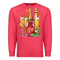 Cardinal new year party champagne Premium Sweatshirt - AdoDesignShop
