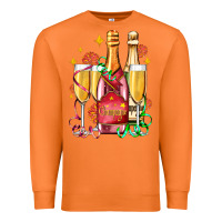 Carrot new year party champagne Premium Sweatshirt - AdoDesignShop