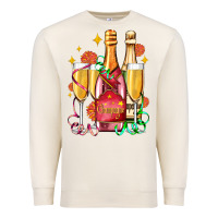 Sandshell new year party champagne Premium Sweatshirt - AdoDesignShop