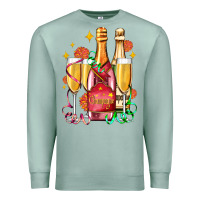 Seafoam new year party champagne Premium Sweatshirt - AdoDesignShop