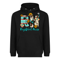 Black rn registered nurse Heavyweight Hoodie - Artiststas
