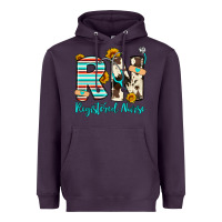 Plum rn registered nurse Heavyweight Hoodie - Artiststas