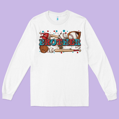 Brother Baseball Long Sleeve Tee Designed By Zillion Design Studio