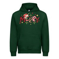 Forest Green merry Urban Hoodie - MaliasSmallBusiness