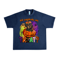 Navy did somebody say treat Urban Heavy Tee - BarkalooDesign