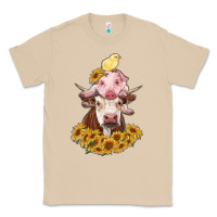 Mushroom cow with pig and chick Classic Tee - RanaPortraitStore