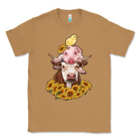 Toasted Coconut cow with pig and chick Classic Tee - RanaPortraitStore