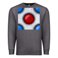 Charcoal Heather Glitter 4th Of July Seamless Pattern Premium Sweatshirt - BundleAndBundleShop