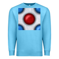 Ocean Blue Glitter 4th Of July Seamless Pattern Premium Sweatshirt - BundleAndBundleShop