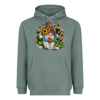 Sage gnomes sunflower cactus Heavyweight Hoodie - JahusDesignShop