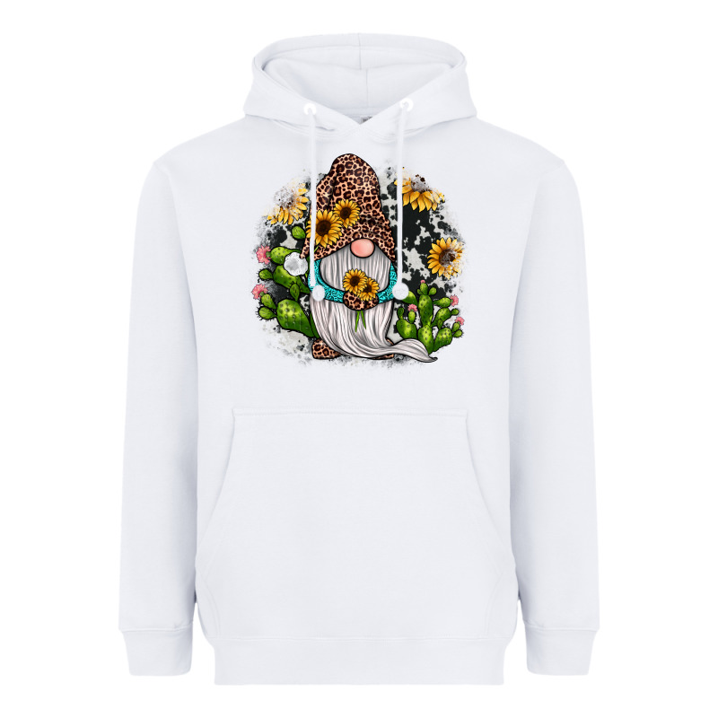 Gnomes Sunflower Cactus Heavyweight Hoodie by JahusDesignShop | Teevron