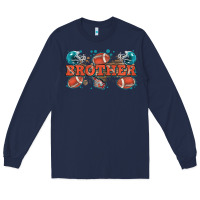 Navy brother American football Long Sleeve Tee - Zillion Design Studio