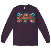Plum brother American football Long Sleeve Tee - Zillion Design Studio