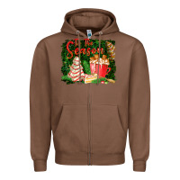 Chestnut tis the season Zipper Hoodie - FaDigitalArtStudio