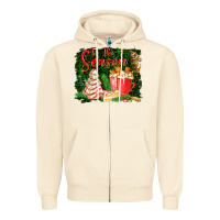 Sandshell tis the season Zipper Hoodie - FaDigitalArtStudio