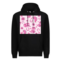 Black cowgirl valentine's day Premium Hoodie - MaliasSmallBusiness