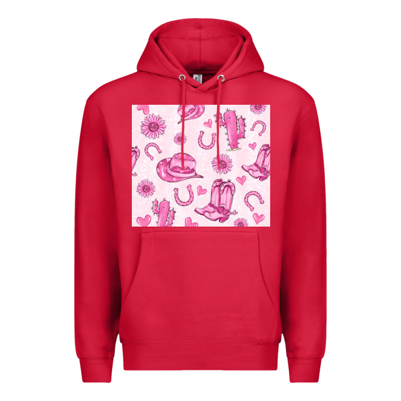 Cowgirl Valentine's Day Premium Hoodie by MaliasSmallBusiness | Teevron