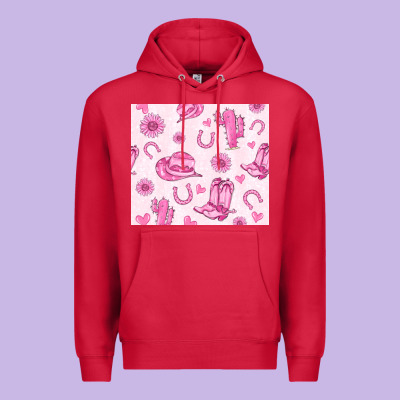Cowgirl Valentine's Day Premium Hoodie Designed By Maliassmallbusiness