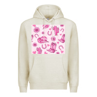 Oatmeal Heather cowgirl valentine's day Premium Hoodie - MaliasSmallBusiness