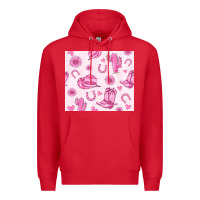 Red cowgirl valentine's day Premium Hoodie - MaliasSmallBusiness