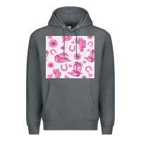 Rock cowgirl valentine's day Premium Hoodie - MaliasSmallBusiness