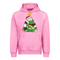 Fuchsia Pink Christmas cat tree Urban Hoodie - MaliasSmallBusiness